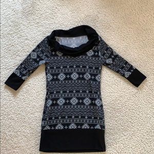 Winter sweater dress